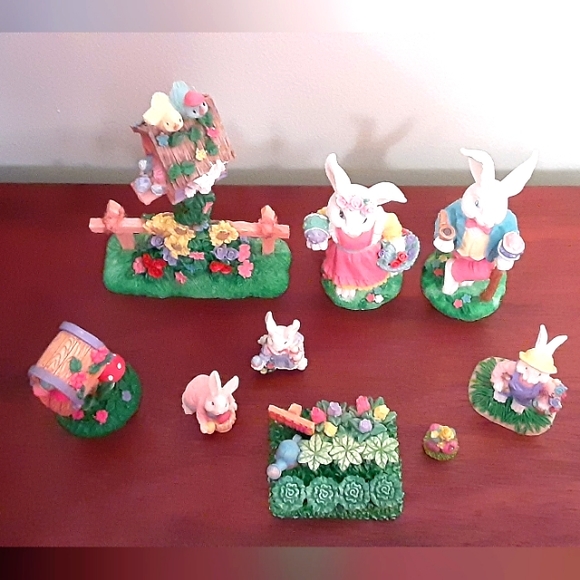 Vintage 9-piece Easter Decor Set - Picture 6 of 6